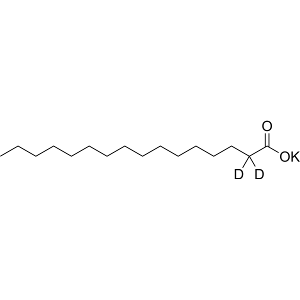 Hexadecanoate-d2 potassium 203805-86-1